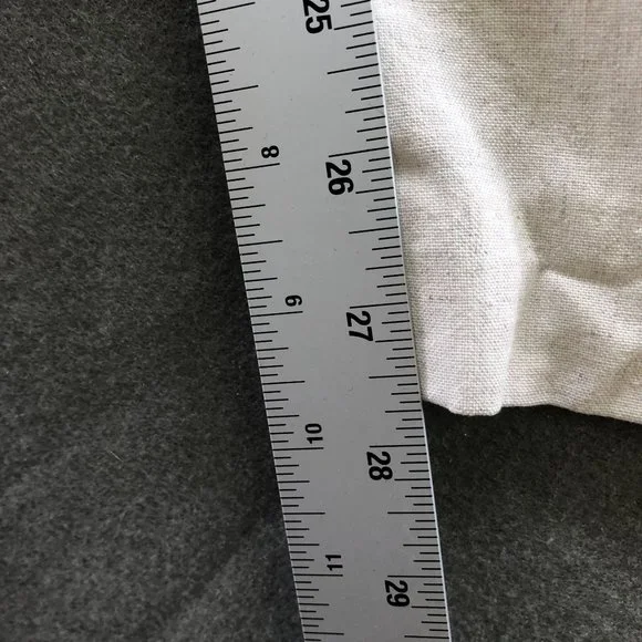 Vintage High Waisted Slub Cotton Breathable Relaxed Pants Womens Size 30 Oatmeal - Picture 12 of 12